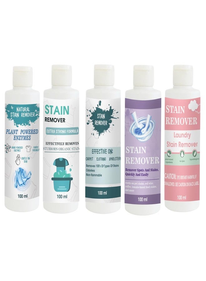 مجموعة مزيلات البقع من توفوس: مزيل بقع القمصان، والدمى، والسماء، والبنفسجي، والوردي | محلول تنظيف متعدد الأسطح للملابس والأقمشة والمفروشات (100 غرام لكل عبوة) - Image 1